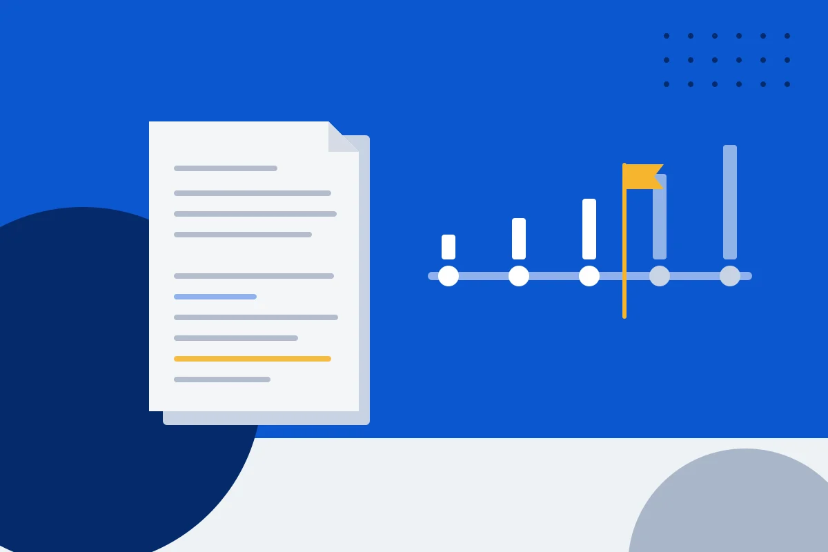 A document beside a scale of AI help that grows from small fixes to full drafting, with a flag marking where one course draws its line.